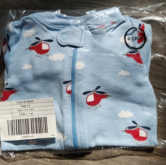 Gymboree Helicopter Print Sleepers - Picture 3 of 3